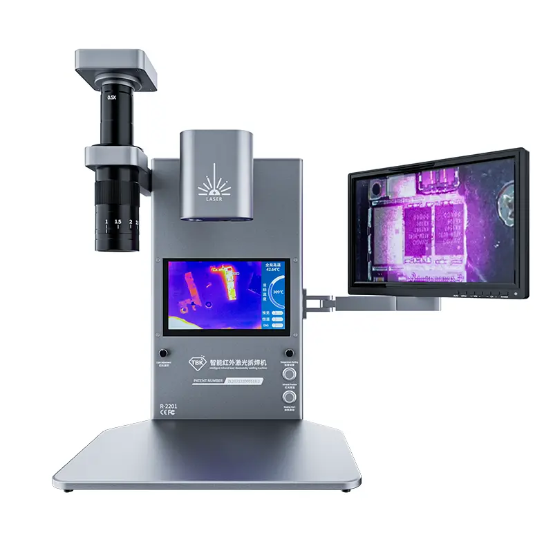 TBK R-2201 : Machine à souder laser 3 en 1 avec caméra thermique et microscope 4K 1