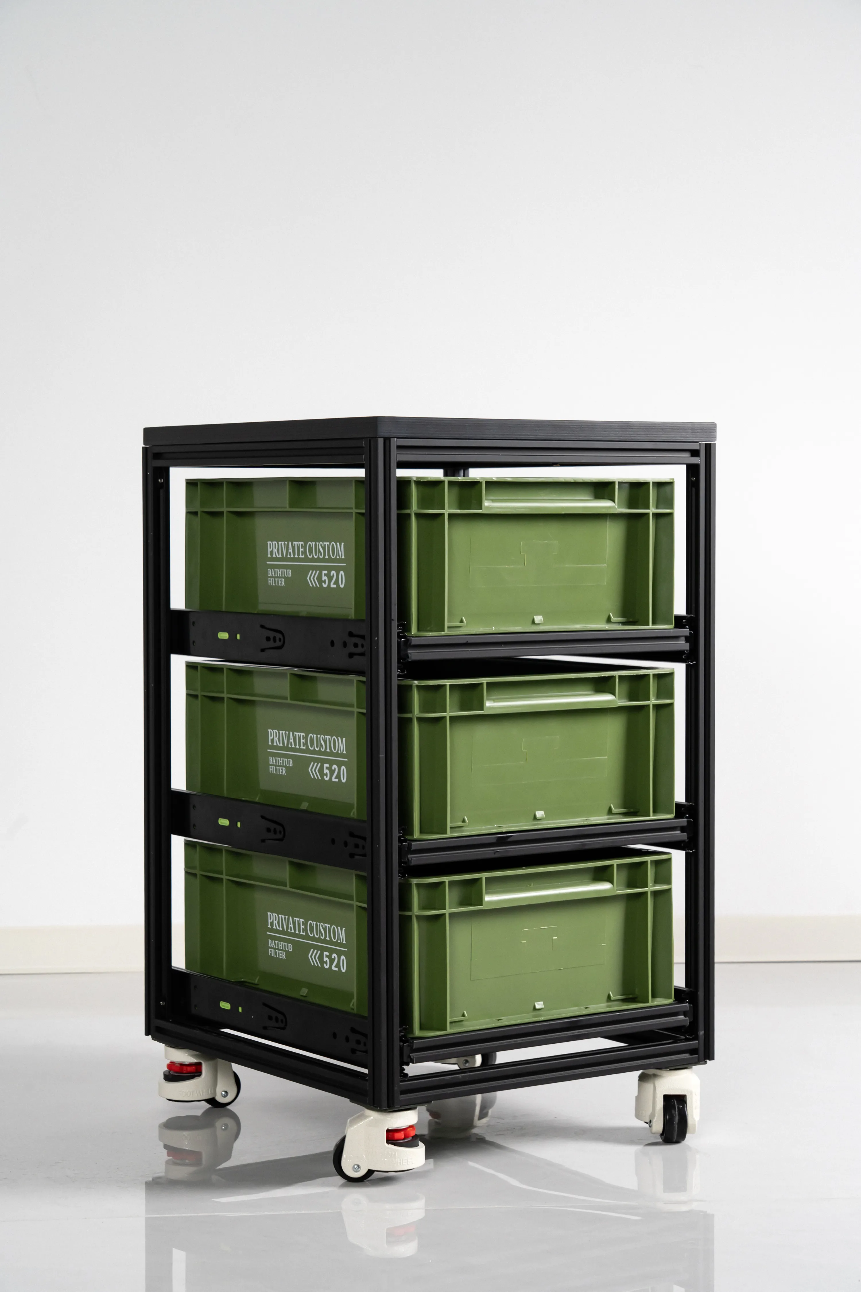 TBK 801A Mobile Workshop Storage Trolley & Modular Parts Organizer 1