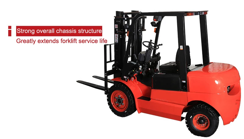 2.5 Ton Hydraulic Diesel Forklift Lifting Height 4800mm With Xinchai Engine 3