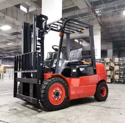 3ton Auto Hydraulic Transmission Forklift Diesel Customize With Kubota Engine Diesel Forklift 2
