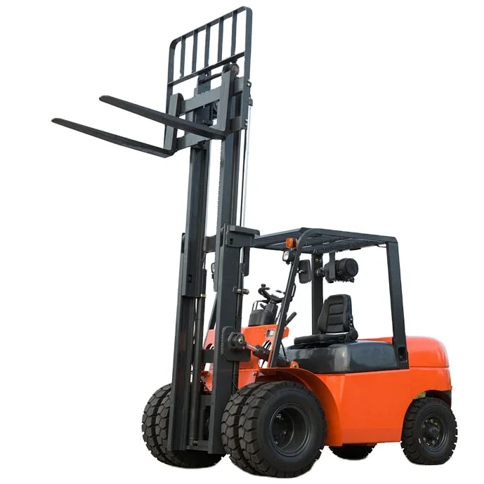 Carretilla elevadora diésel Vlift de 4,0 toneladas con mástil de visión amplia de 6 m 1