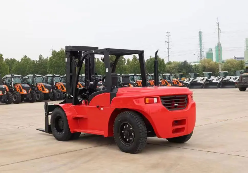 Vlift 8ton Hydraulic Diesel Forklift Lifting Height 4m 2
