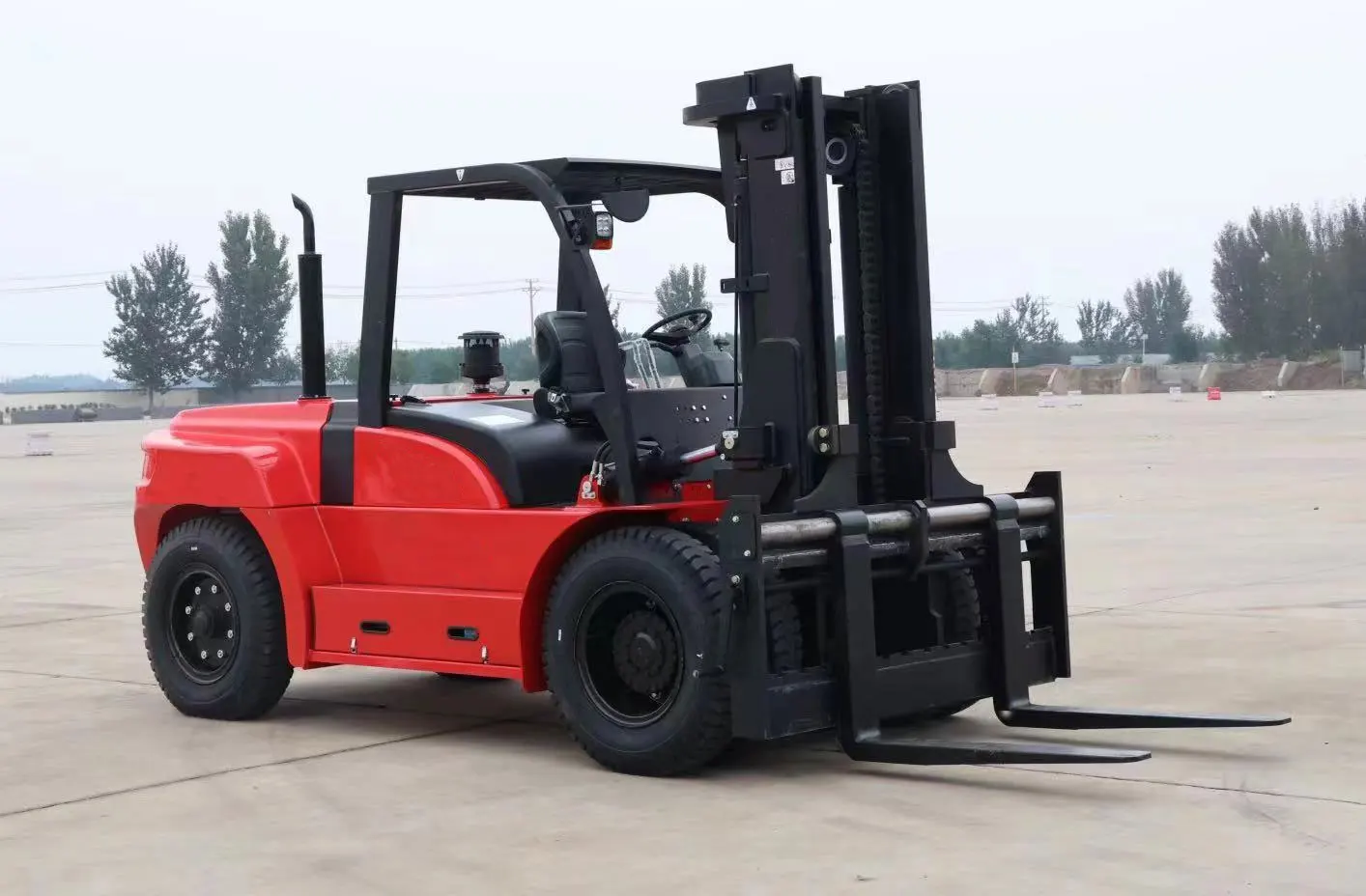 Vlift 8ton Hydraulic Diesel Forklift Lifting Height 4m 3