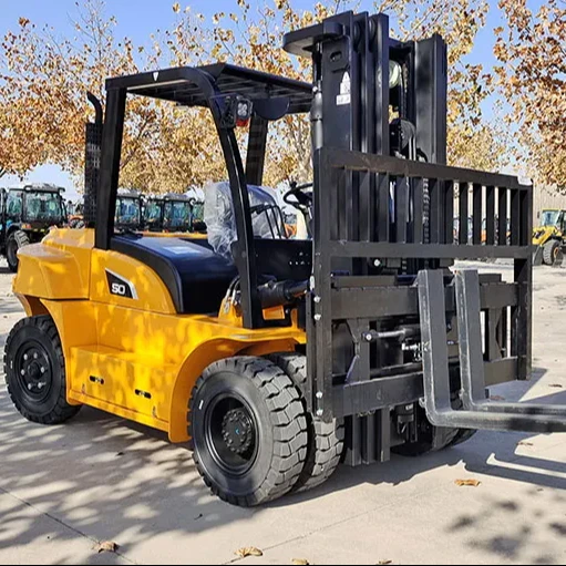 Hot Sale Diesel Forklift 5ton Diesel Forklift With Forklift Attachment Roll Clamp/block Clamp 1