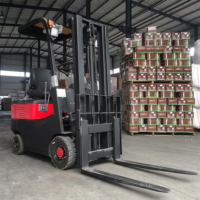 Cheapest 1.0 Ton Cpd20 Electric Mini Forklift With Charger With Battery In Stock 3