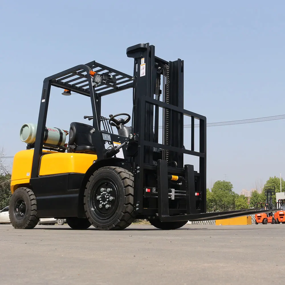 China Forklift 1.5t 2t 3t 4t 5t Lpg & Gas Dual-fuel Forklift With Side Shift,3stage&led Lights,Epa Certified At Low Price 3