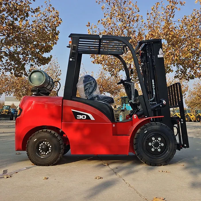 Buon prezzo e alta qualità Fornitura di produzione di carrelli elevatori Vlift Carrello elevatore a benzina GPL Motore Nissan da 3 tonnellate 1