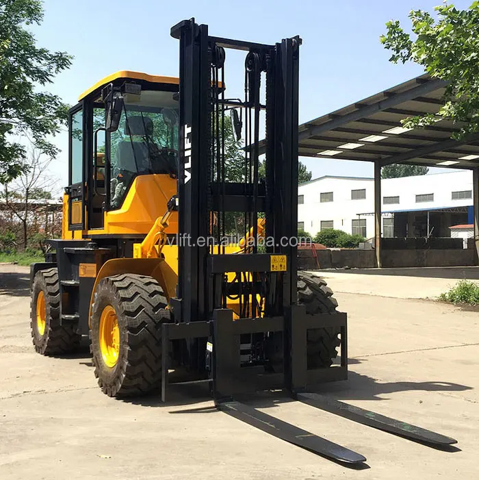 3 Ton Forklift Rough Terrain Truck 4x4 Drive 2