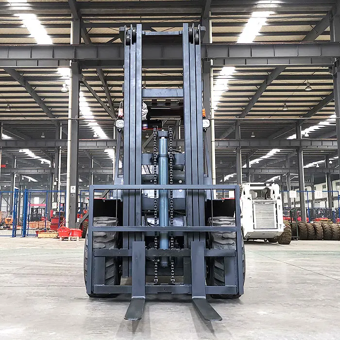 Vlift 3 Ton 3000kg Rough Terrain Diesel Forklift Lifting Height 3000mm Machine For Sale 5