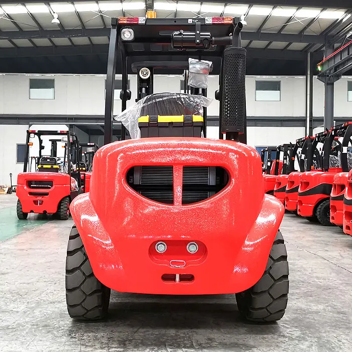 Vlift 3 Ton 3000kg Rough Terrain Diesel Forklift Lifting Height 3000mm Machine For Sale 4