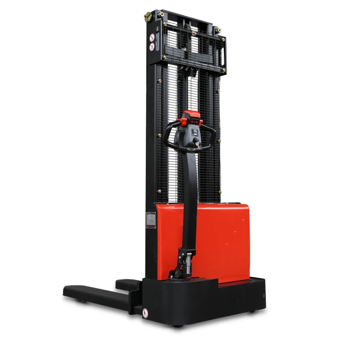 1 Ton Lifting 3m Full Electric Forklift Stacker With Cheap Price 2