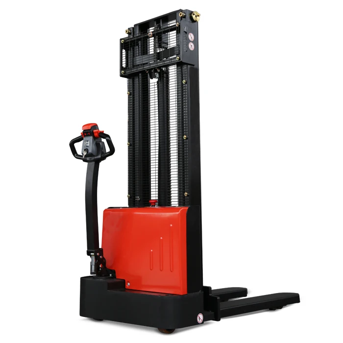 1 Ton Lifting 3m Full Electric Forklift Stacker With Cheap Price 1