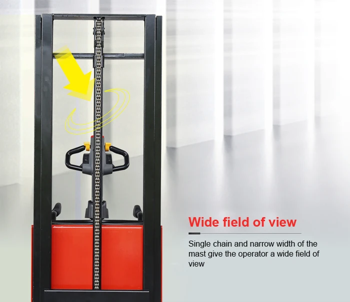 Empilhador elétrico do elevador do bom preço 1.5ton 3m para o corredor estreito 6