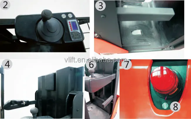 500kg Warehouse Self-propelled Aerial Electric Order Picker 4