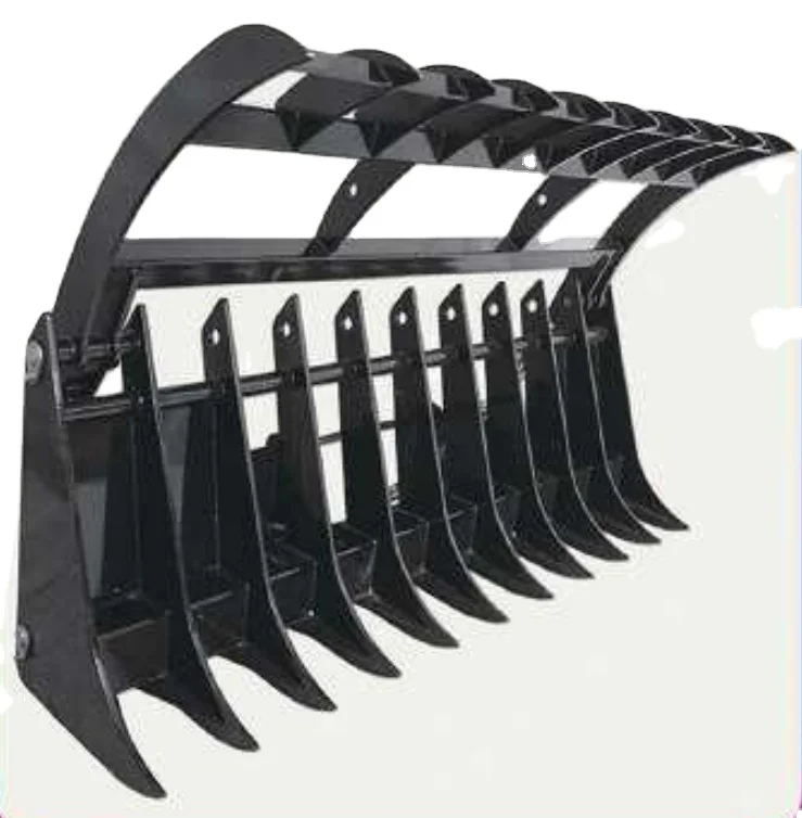 Vlift Forklift Attachment Srrg Root Rock Grapple 1