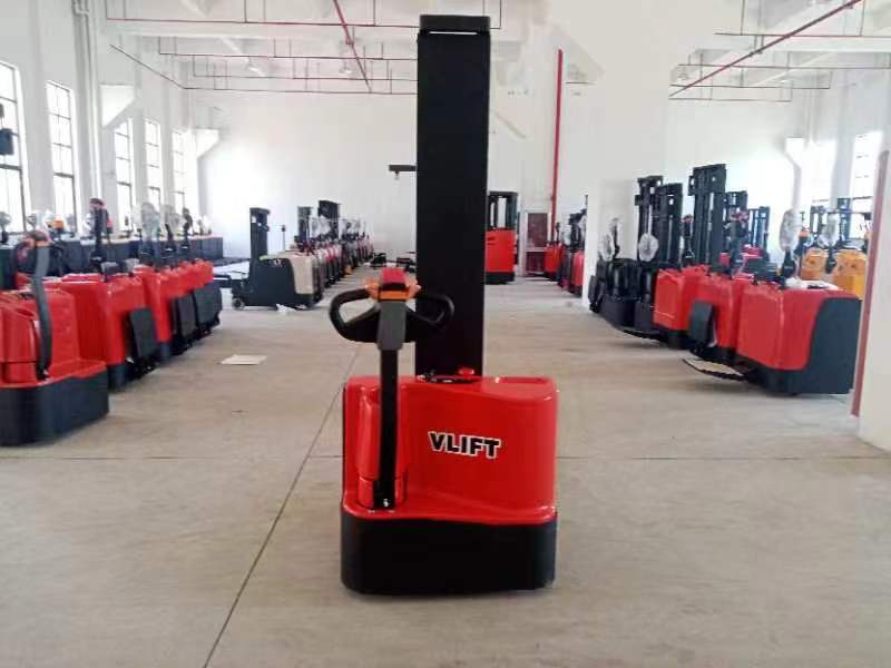 VLIFT 1.2 ton electric stacker lifting height 1520MM（VS12-12) Electric Pallet Stacker For Sale 3
