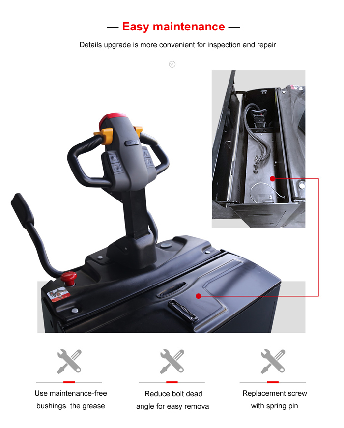 VLIFT 2 ton lead acid / lithium battery electric pallet jack 7