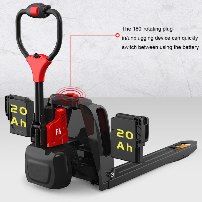 VLIFT 1.5 ton 24V20Ah lithium battery electric pallet truck 8