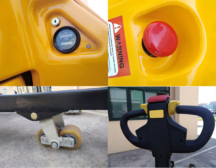 Porta-paletes elétrica VLIFT 2T 24V210Ah 5