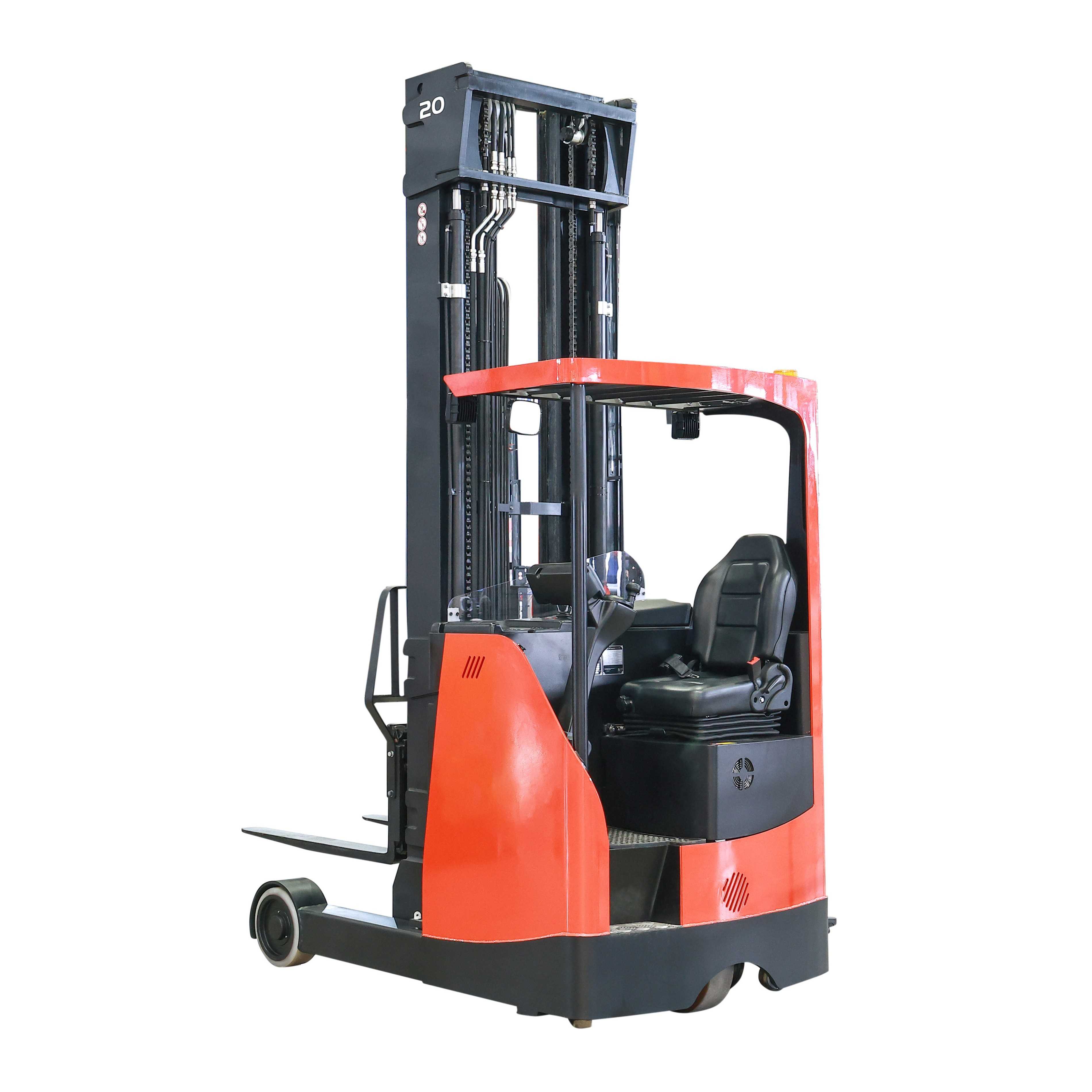 Vlift 2 ton customizable lithium battery electric reach forklift lifting height 7500mm 12000mm 5