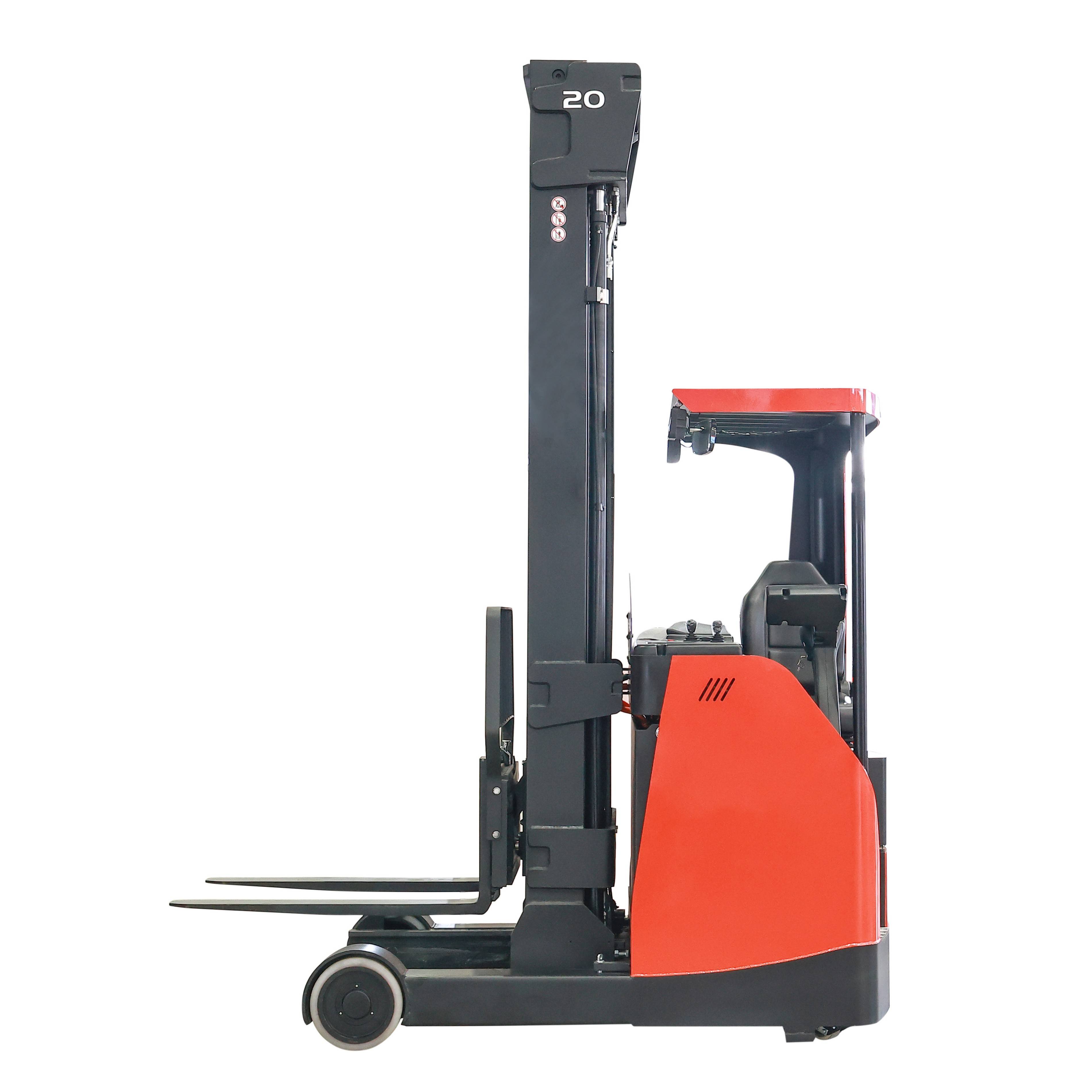 Vlift 2 ton customizable lithium battery electric reach forklift lifting height 7500mm 12000mm 7