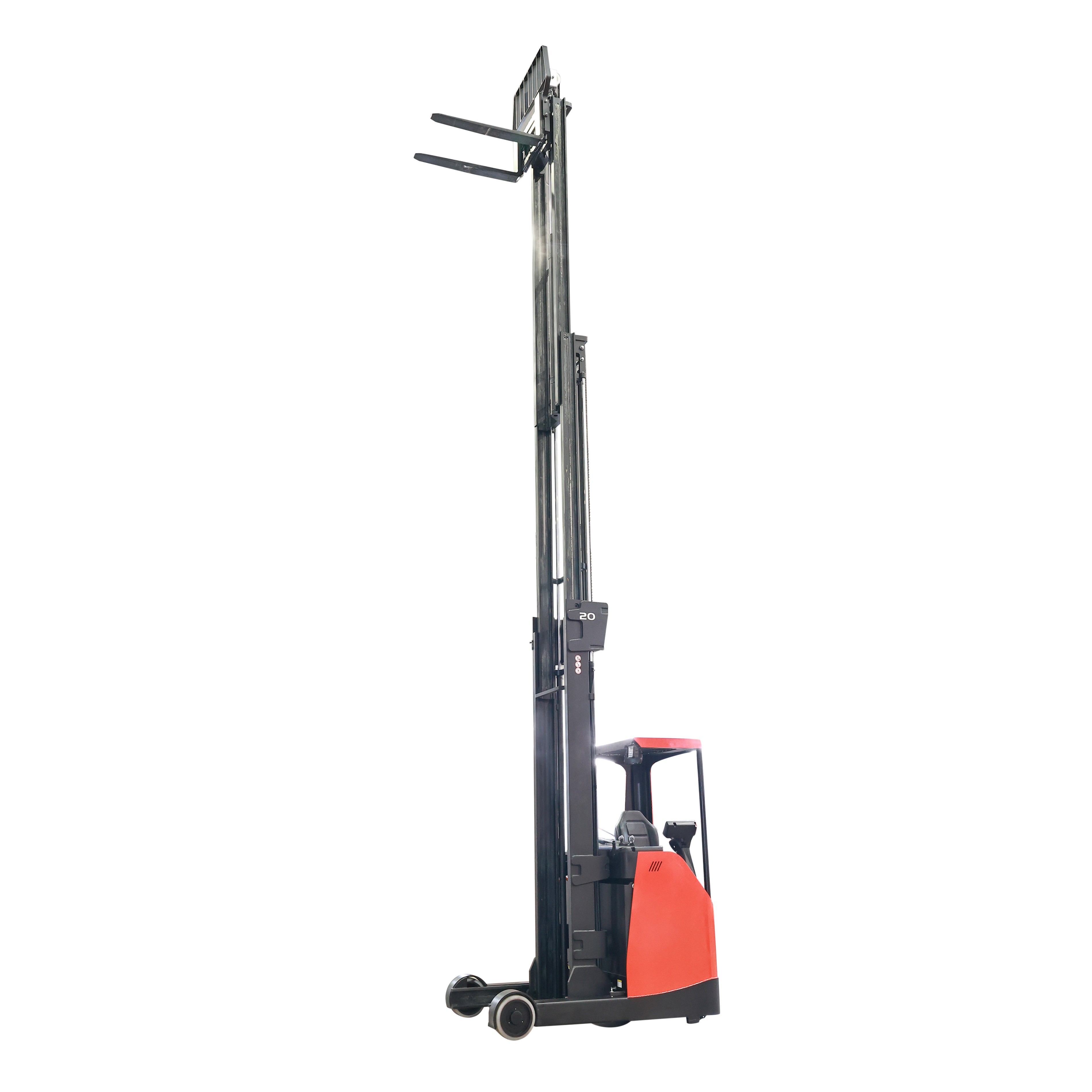 Vlift 2 ton customizable lithium battery electric reach forklift lifting height 7500mm 12000mm 1
