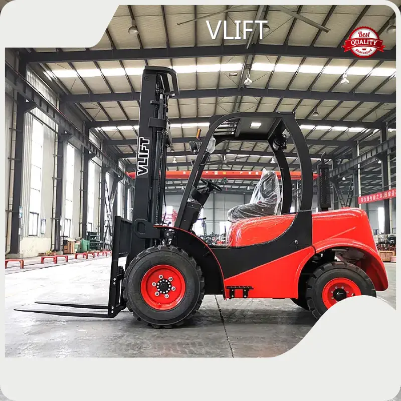 3 Ton Rough Terrain Forklift 500mm Wholesale - VLIFT 1
