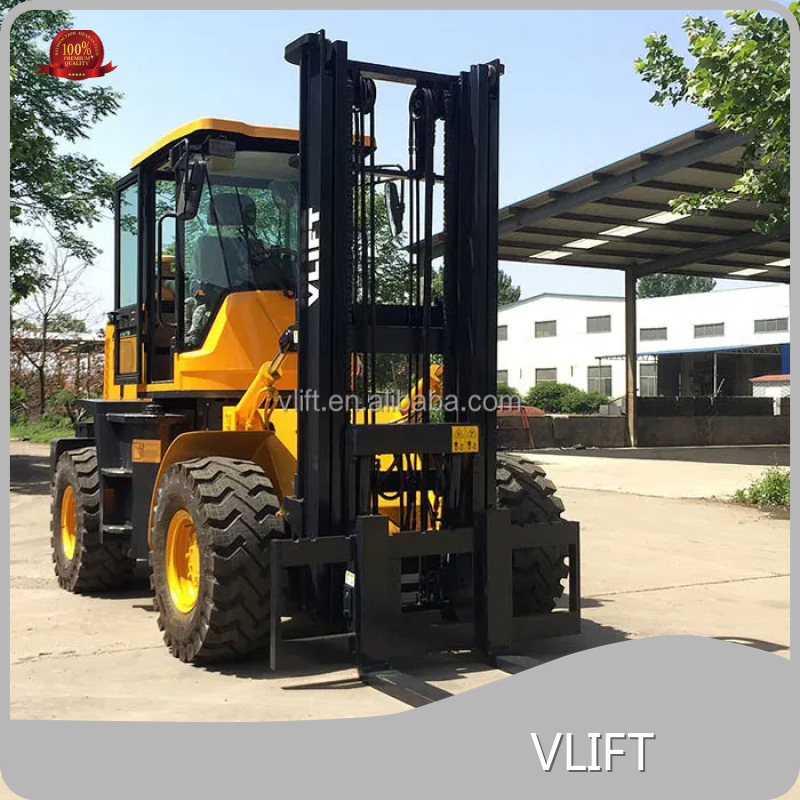 Rough Terrain Forklift Truck 4000mm by VLIFT 1