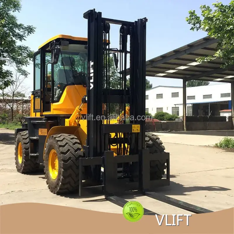 Compact Rough Terrain Forklift 4000mm - - VLIFT 1