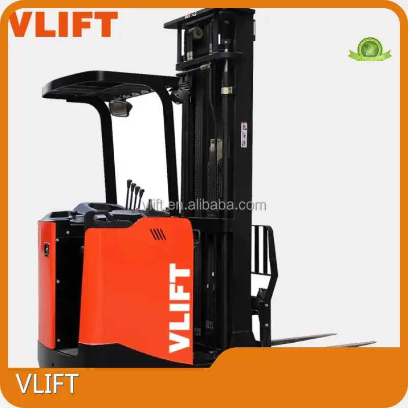 Electric Reach Truck for Sale Engineers Available to Service Machinery Overseas - - VLIFT 1
