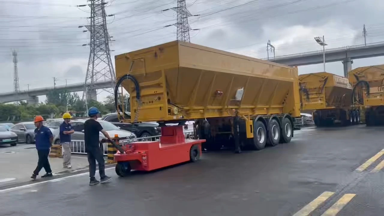 VLIFT Container/Tanker Electric Tow Tractor - 6T Lifting & Air Pump Brake Release 1