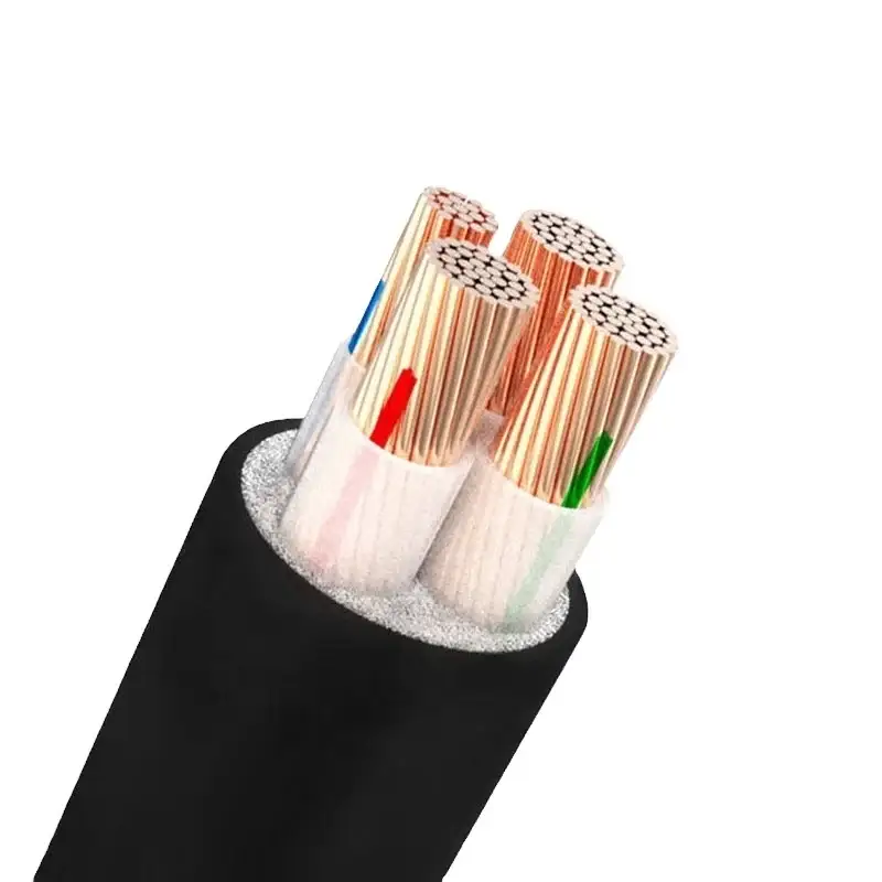 1-dən 5-ə qədər nüvəli Cu keçiricisi Xlpe İzolyasiya Pvc Sheath Elektrik Kabelinin Nominal Gərginliyi 0.6/1kv Daimi Döşəmədir 1