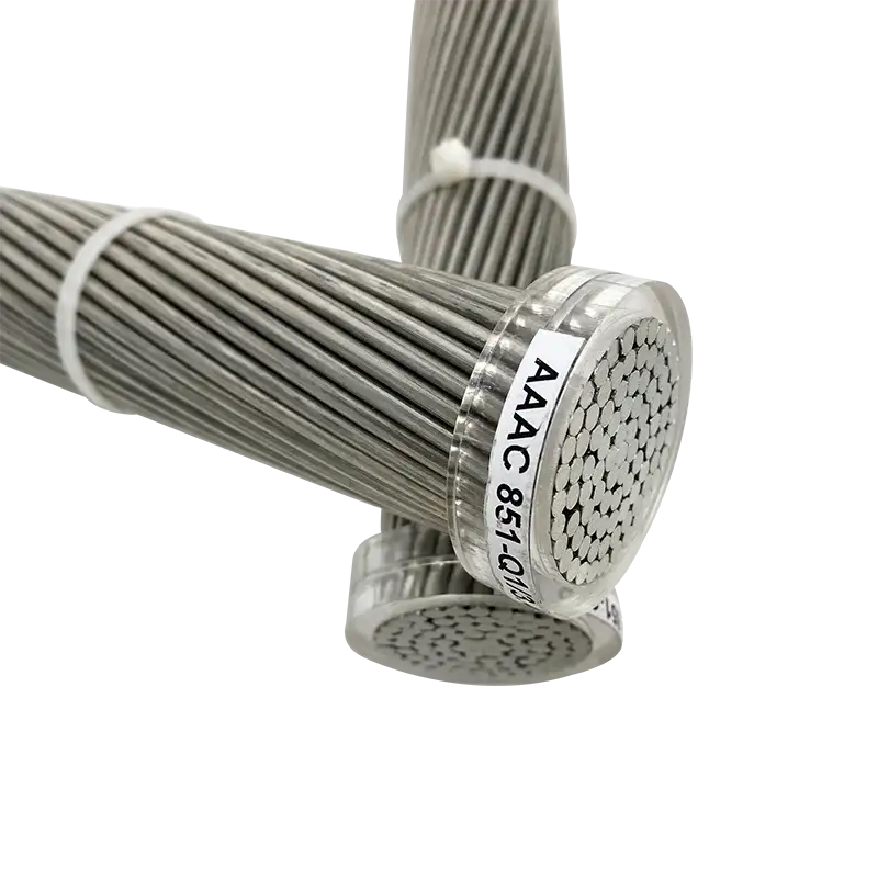 Aaac Conduttore nudo in lega di alluminio 150mm 240mm Awg3/0 Awg2/0 Cavo aereo 35kv Cavo di alimentazione ad alta tensione Acsr Cavo aereo Aac 1
