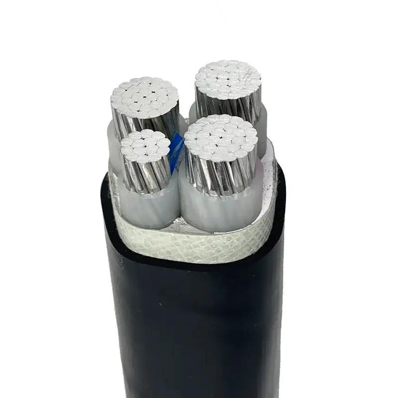 Niederspannungs-50 mm 70 mm 120 mm 4-adriges PVC-isoliertes, ungepanzertes Aluminium-Stromkabel 1