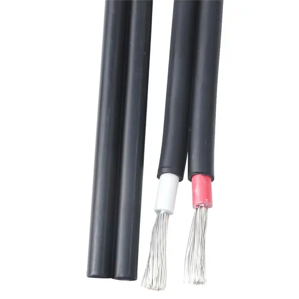 Cavo solare Pv di alimentazione CC con isolamento 4mm2 6mm2 10mm2 del cavo del connettore solare da 25 mm per il pannello solare 1