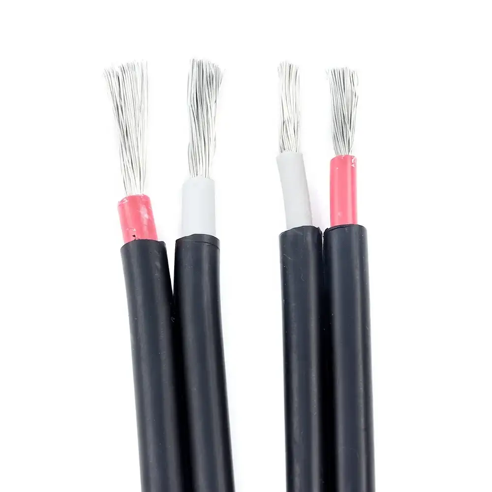 2 Core Solar Power Cable 2.5mm 10mm 35mm 100 Meter Roll Electric Wire 1