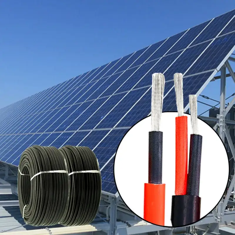 Kabel Solar 200m Elektrik Naqilləri Twin Core Branch Cable Solar Pv 1