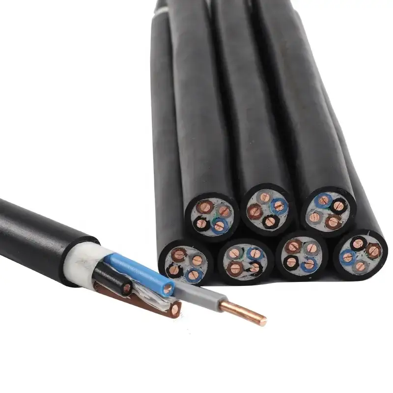 Elektrische Steuerkabel, verseilt, 4-adrig, 14-adrig, PVC-Drähte, Kabel 0,5 mm, 5,0 mm, PVC-beschichteter Draht 1