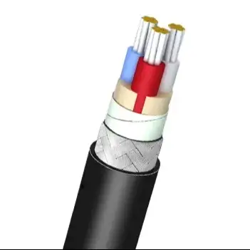 Cj86/sc Tinned Copper Conductor Xlpe Insulation Tinned Copper Wire Braids Flame-retardant Lshf Shf1 Sheath Marin Power Cable 1