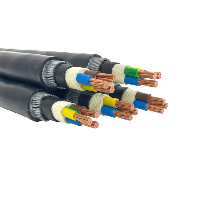 Cavi di alimentazione Cavo armato in filo di acciaio Yjv32 3 Core Xlpe 4 Core Filo di rame sotterraneo Cavi elettrici per costruzioni italiane 1