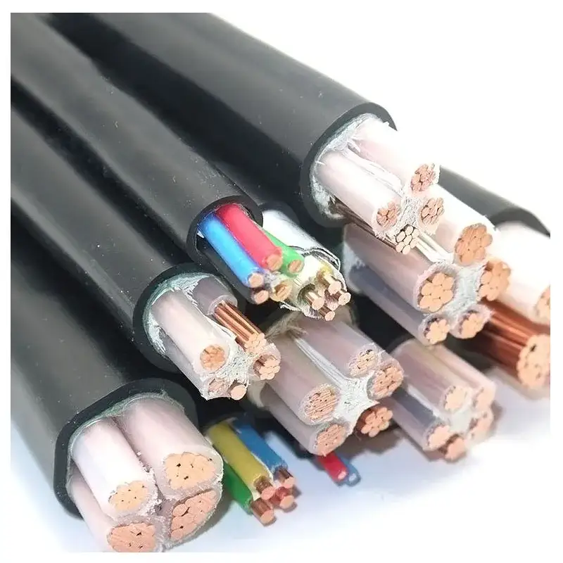 95mm2 600-1000 V Multicore Cab Pvc Insulated Pvc Pe Jacket Vv Vy Vv23 Vv32 Copper Core Steel Tape Wire 3 Phase Underground Cable 1