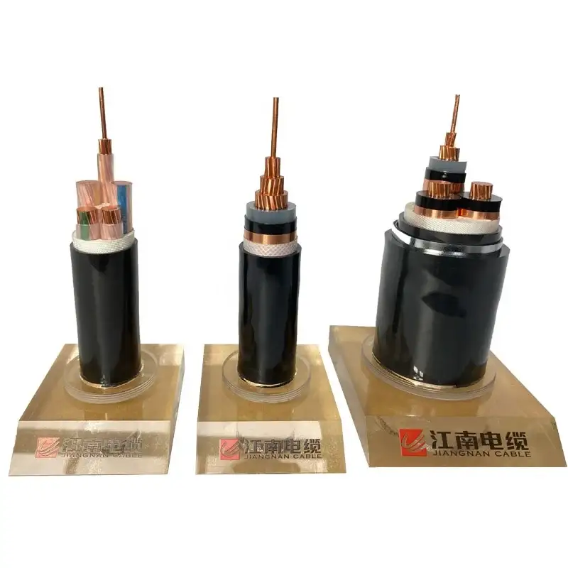 Kabel İstehsalat Zavodu Zirehli Pvc Kabel 3nüvəli 4c 2.5mm 480mm2 2 5kv Xlpe Kabel Tel Aşağı Gərginlik 1
