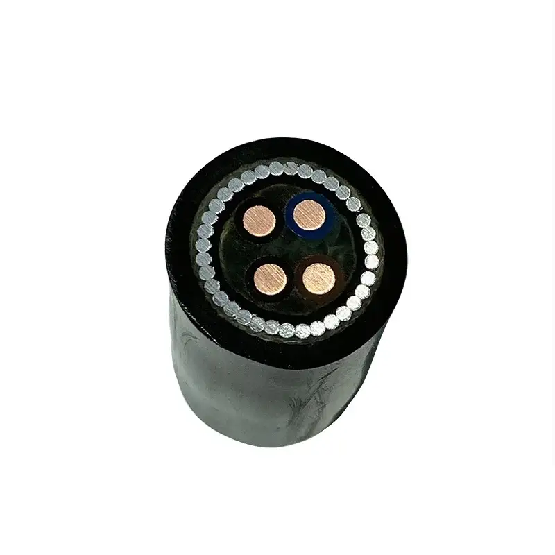 Yjv32 400mm Electric Earthing Cable 4*120,400m Electric Cable Xlpe 4 Core Price Yjv32 4*400+1*1850.6/1kv 1