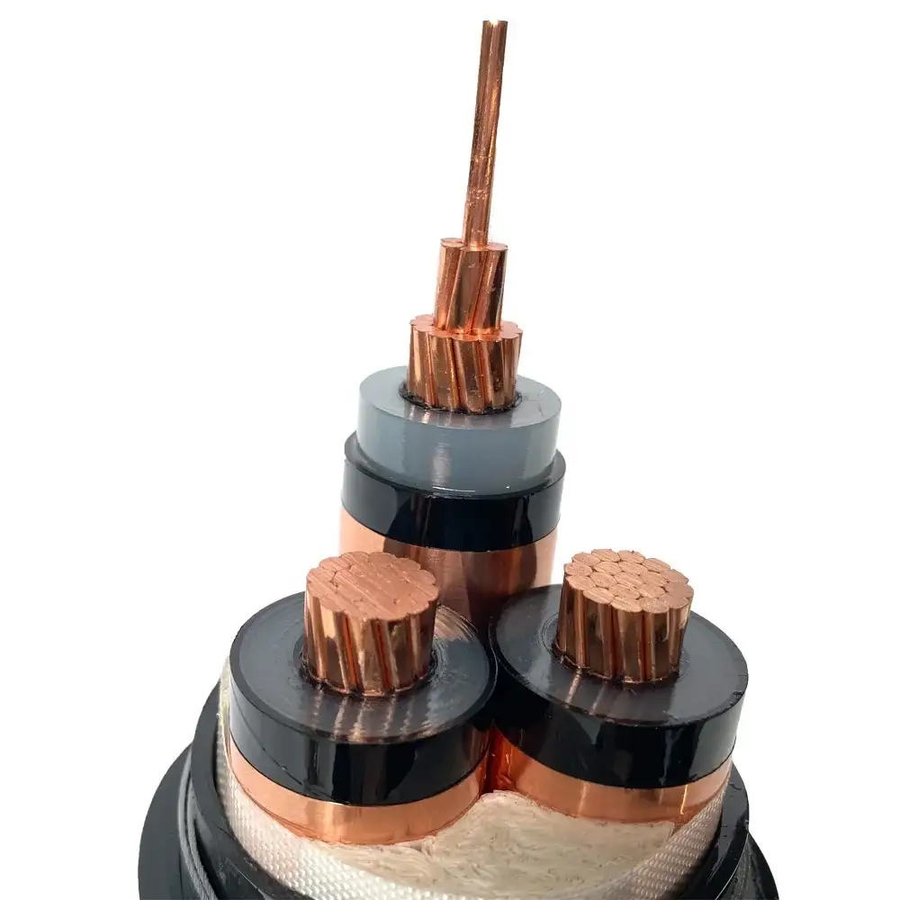 3 cavi del bottaio del centro 70mm 3c x 4 cavo elettrico del PVC del PVC di Sqmm un cavo isolato corazzato del PVC del Qatar 1