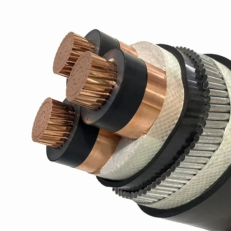 Yjv32 2*1,5 mm fil d'acier blindé XLPE 0,6/1 Kv câble d'alimentation souterrain en cuivre multibrins multiconducteurs 1