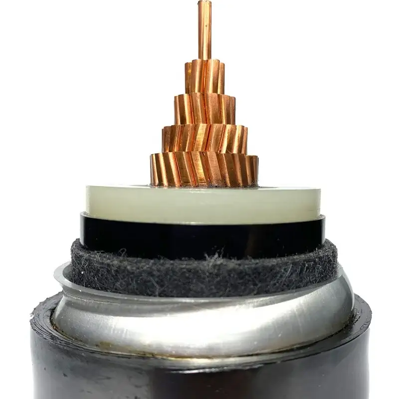 66kv 69kv 110kv 115kv 132kv 220kv 500kv Aislado Aislo El Hv كابل Precio السعر 800 مللي متر 1000 مللي متر الجهد العالي Xlpe الكابلات النحاسية 1