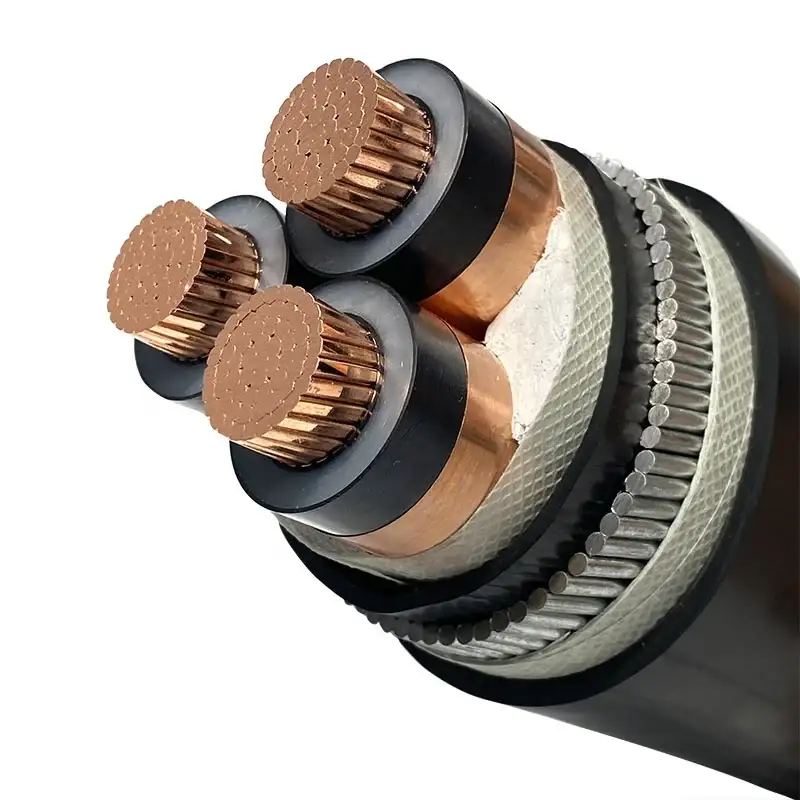 10kv 11kv 3c 120mm2 1x 3c 240mm2 1c X 500mmsq 6 X 1c X 500mmsq Xlpe/swa/pvc Cuivre Câble Hv Universel 1