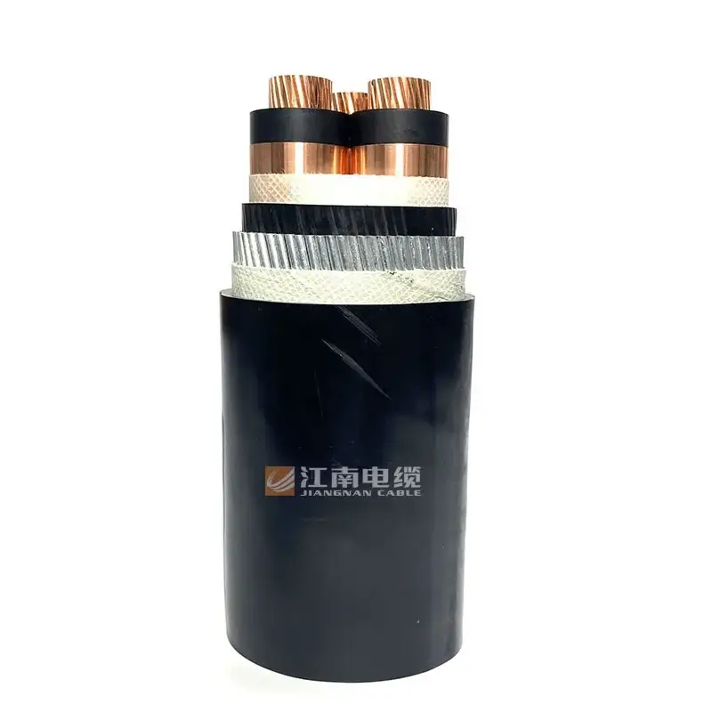 5 Kv 11kv 33kv 66 Kv 300mm2 400mm2 120mm2 150mm Orta Gərginlikli Mis Xlpe Swa Zirehli Pvc Kabel 1