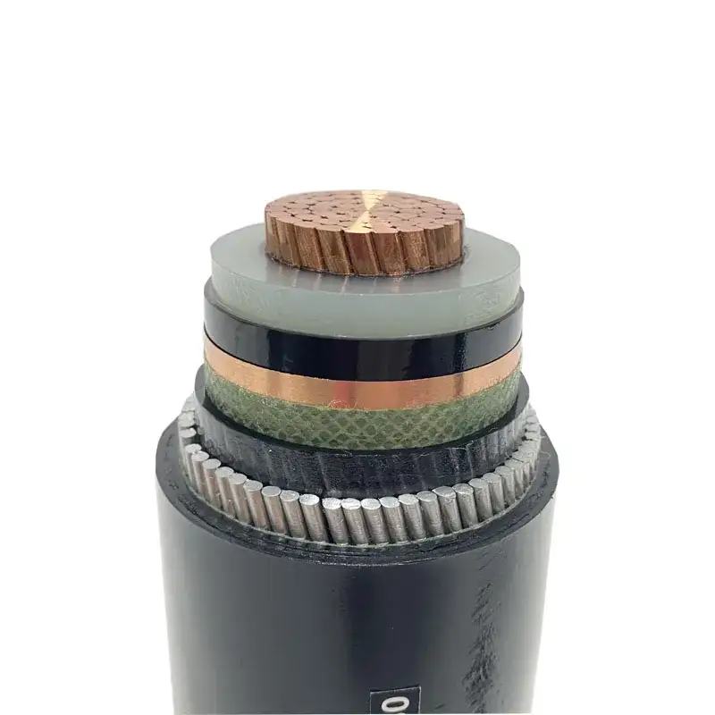 70m m 150 milímetros cuadrados 630 Mm2 escogen el cable de transmisión acorazado del alambre de acero galvanizado Pvc de la base Cu Xlpe Swa 1