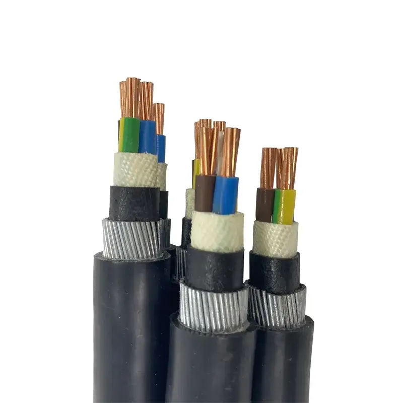 Cavo elettrico armato 5x10mm 5x16 5x6 4x4 4x6 4x6mm2 Cavo elettrico in PVC con nucleo Mutil 1